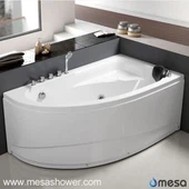 Forma irregolari Disinn Moderna Rectangular ABS Sector Corner Lussu Massage Whirlpool Jetted Hot Sale Tub Banju Bathtub bi prezz irħis