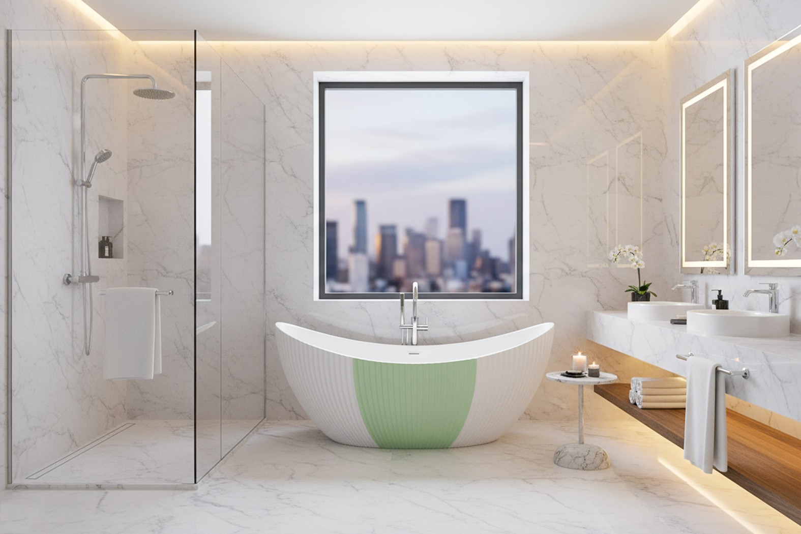 Modern freestanding bath Modern freestanding bath