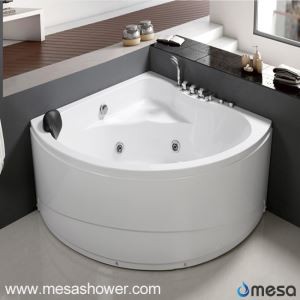 2017 White Rokku tal-ABS Round Eleganti Jetted Banju tal-banju Whirlpool Bathtub bi prezz irħis
