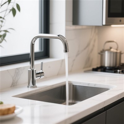 Faucets tal-kċina li jaqblu