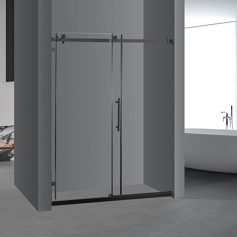 black shower door black shower door